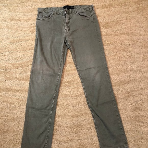 Marc Jacobs Military Green Jeans - Picture 1 of 4